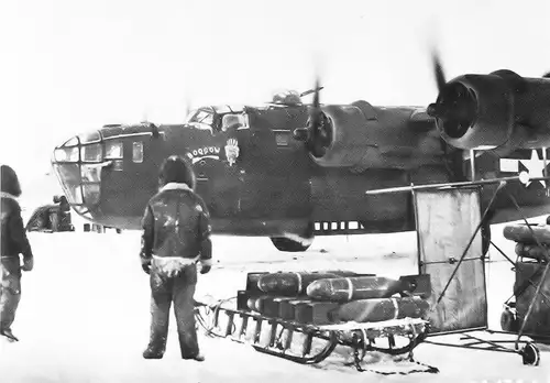 B-24 Liberator at Amchitka AAF