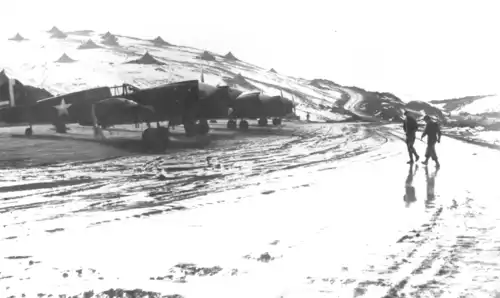 P-40 Warhawks at Amchitka AAF